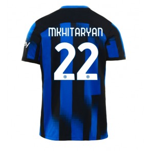 Inter Milan Henrikh Mkhitaryan #22 Hjemmebanetrøje 2023-24 Kort ærmer